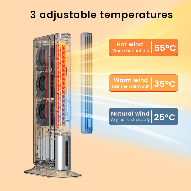 Portable Electric PTC Space Fan Heater