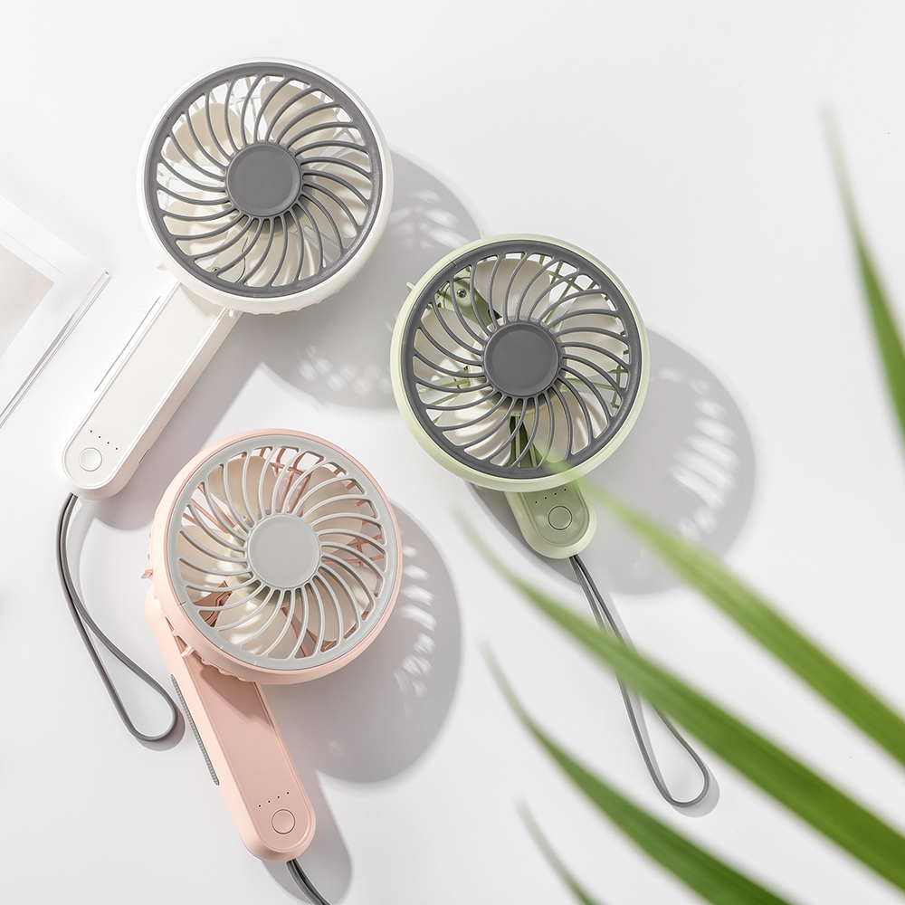 Outdoor Mini Portable Battery Rechargeable Hand Fan