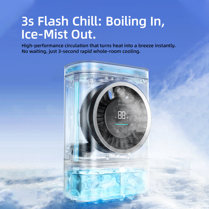 TEC Semiconductor Chip Portable Table Fans Mini Usb Rechargeable Outdoor Misting Cooling Fans