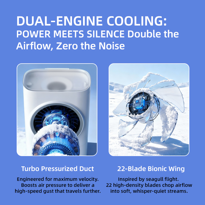 TEC Semiconductor Chip Portable Table Fans Mini Usb Rechargeable Outdoor Misting Cooling Fans